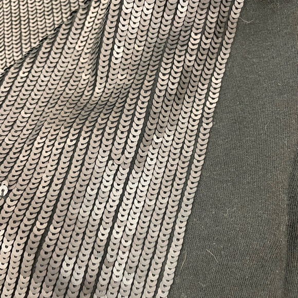 J Crew Collection black sequin front tank top medium - Picture 8 of 8